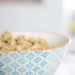 Hand-Printed Cereal Bowl Japanese Porcelain Breakfast Dining Crockery 16cm Blue - Image 5