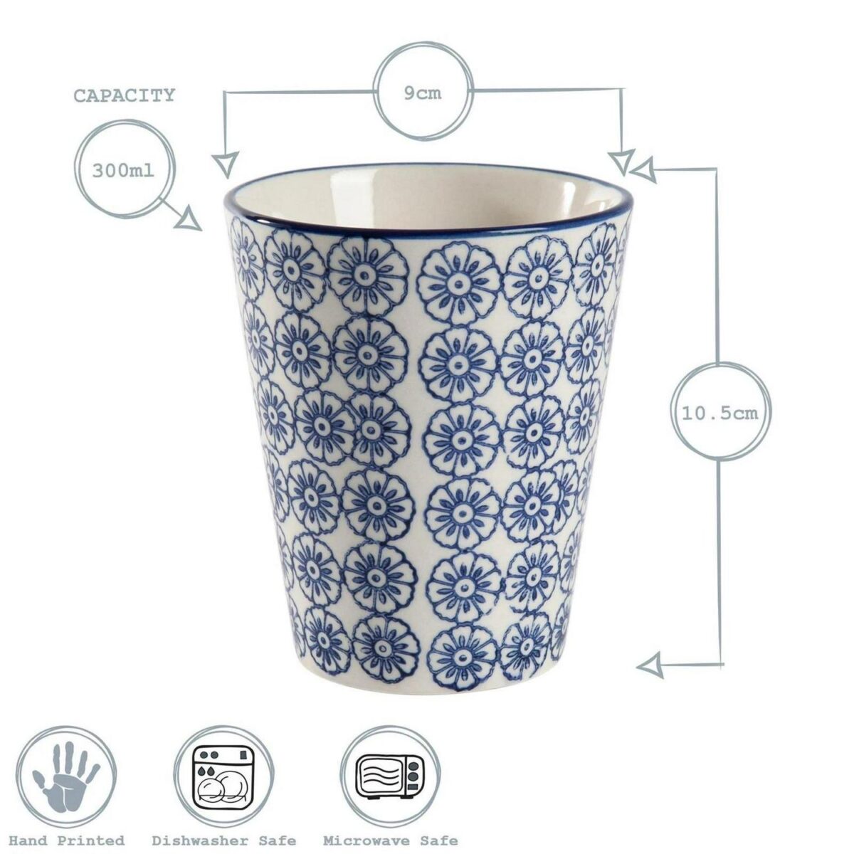 Hand Printed Tumbler 3b3e0666227c0af6dff8463f496a1314