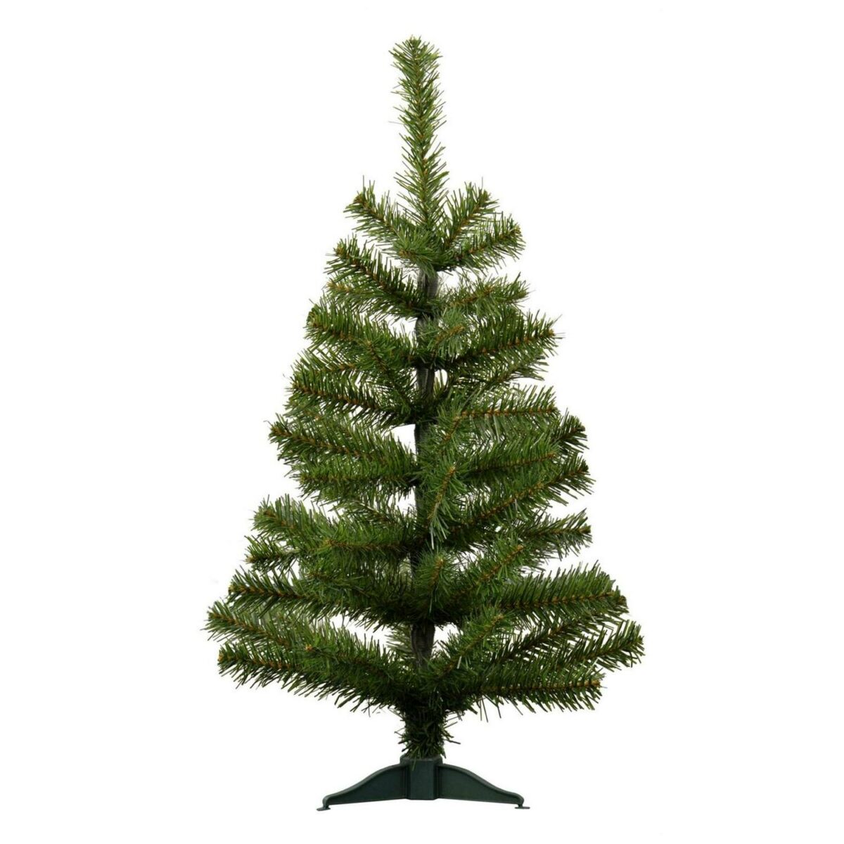 Harbour Housewares Artificial Fir Christmas Tree Traditional Design 30cm Green - Image 1
