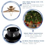 Harbour Housewares Metal Star Christmas Tree Stand - Image 4