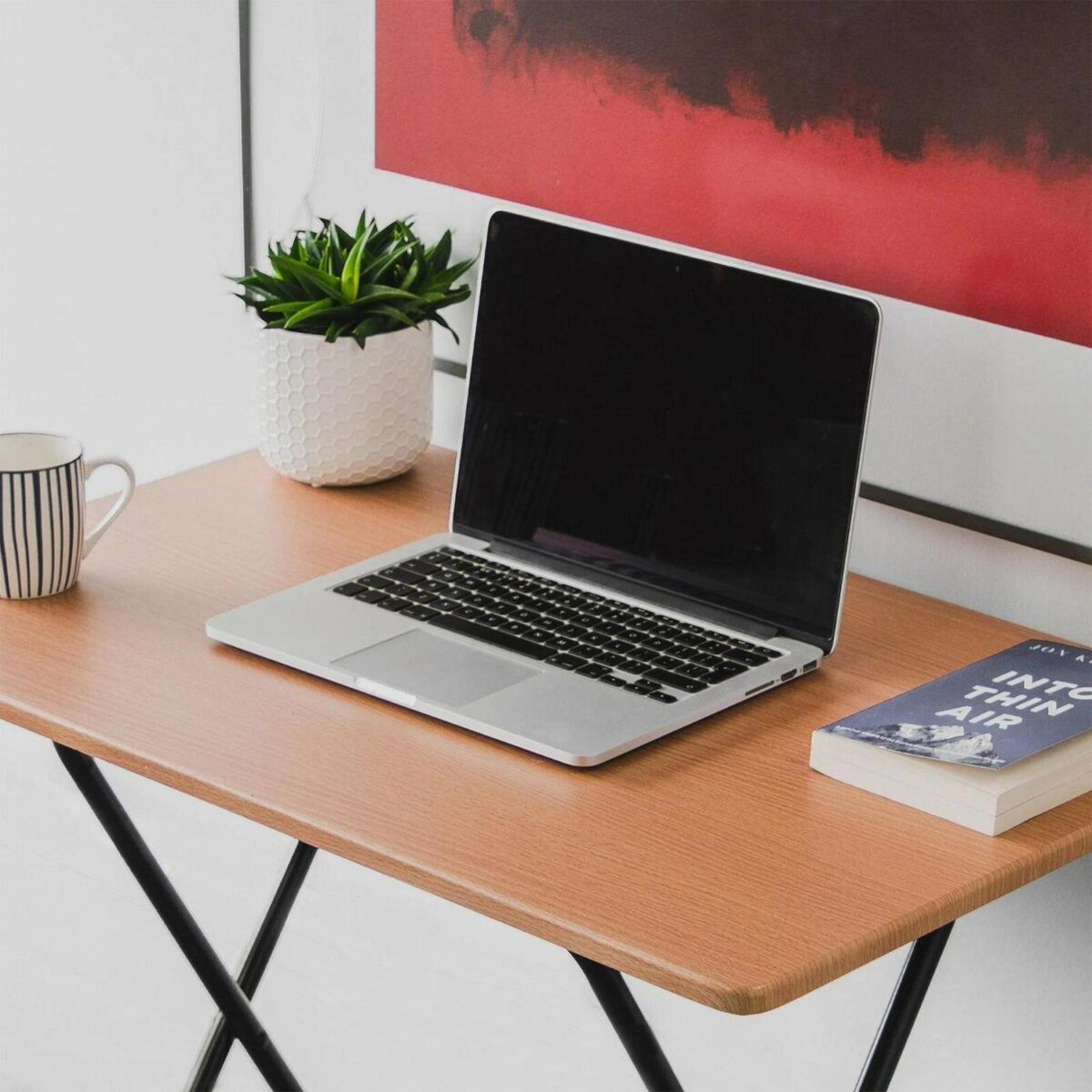 Harbour Housewares Wooden Folding Desk - Image 23