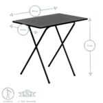 Harbour Housewares Wooden Folding Desk - Image 4