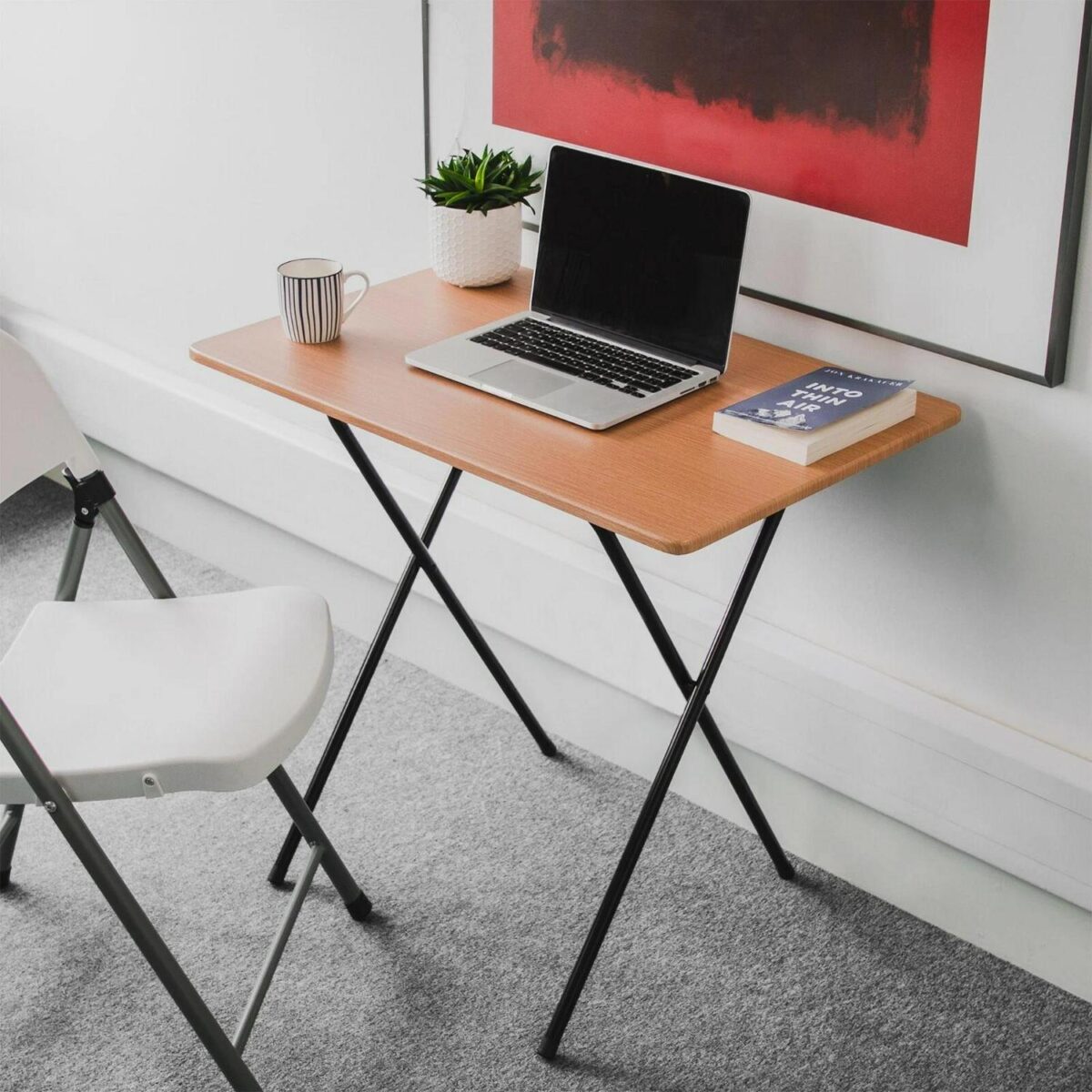 Harbour Housewares Wooden Folding Desk - Image 24