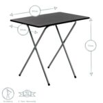 Harbour Housewares Wooden Folding Desk - Image 18