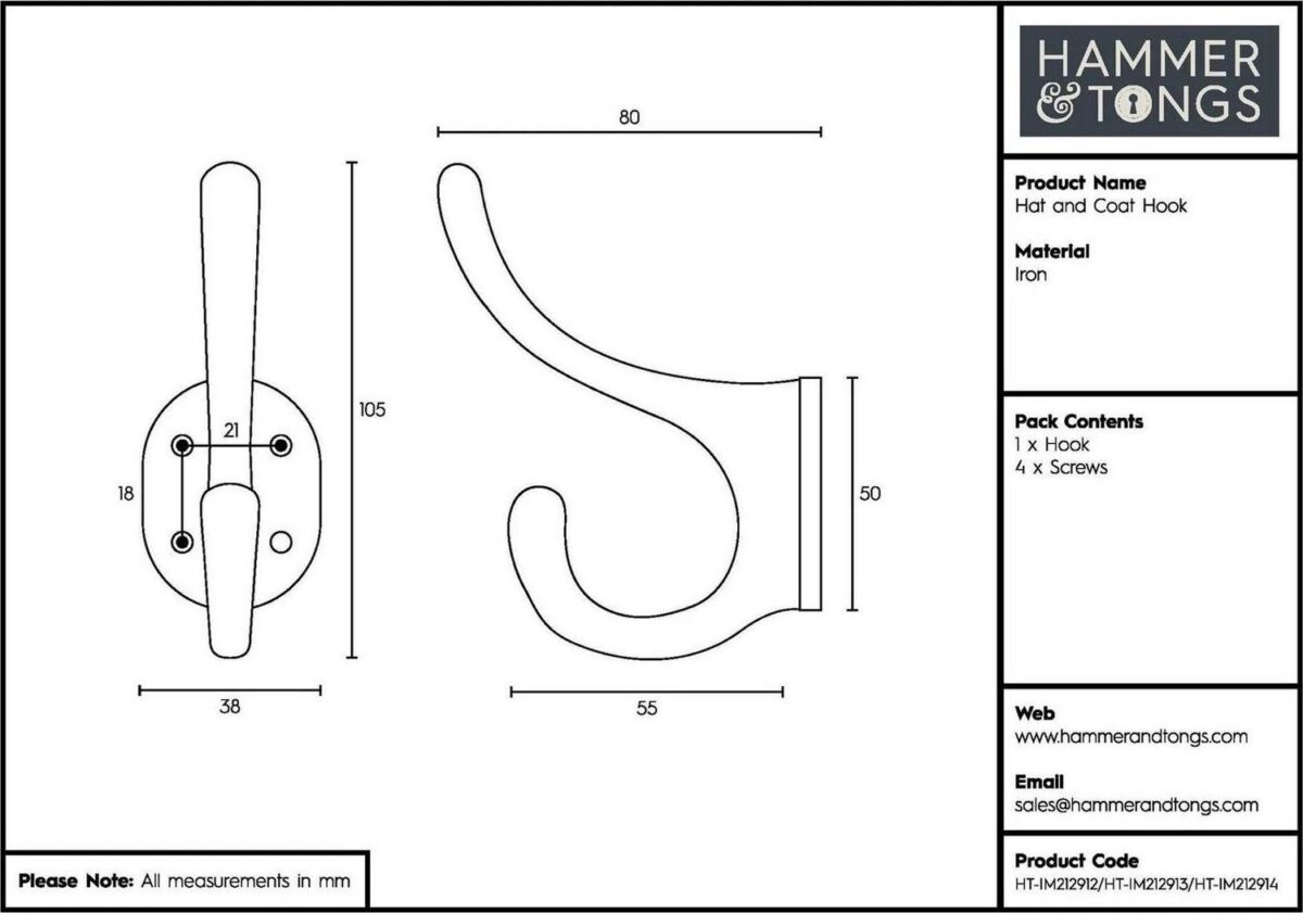 Hat and Coat Hook Ca eb73c30827563ad5fff851fe008d1b48