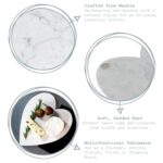 Heart Polished Marble Food Chopping Cutting Board Worktop Protector - Image 2