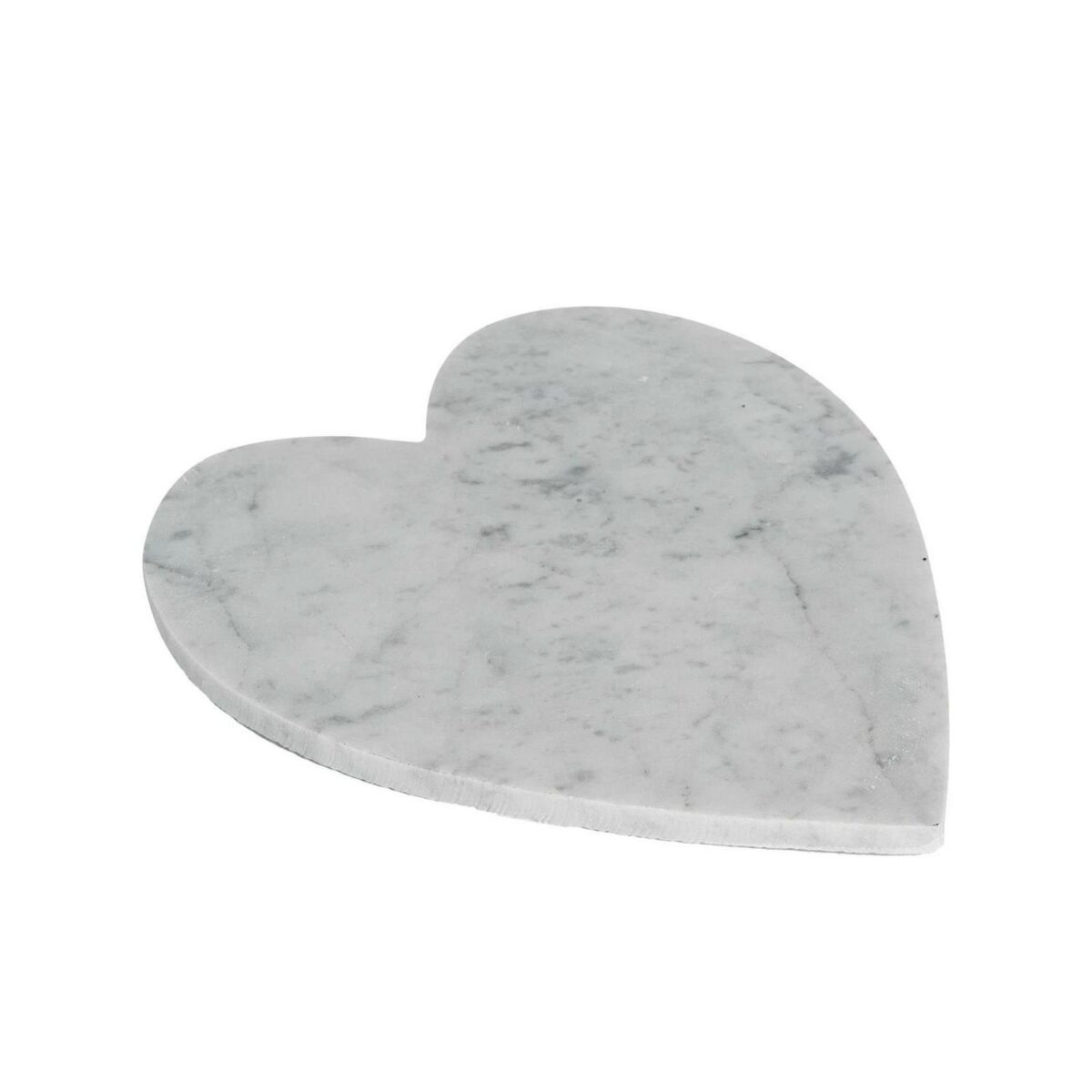 Heart Polished Marble Food Chopping Cutting Board Worktop Protector - Image 1