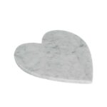 Heart Polished Marble Food Chopping Cutting Board Worktop Protector
