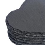 Heart Slate Placemats x6 and Coasters x6 Set Padded Feet Dining Wedding Placemat - Image 4
