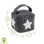 Herringbone Door Stop Country Cottage Decorative Interior Doorstop Stay Star - Image 3