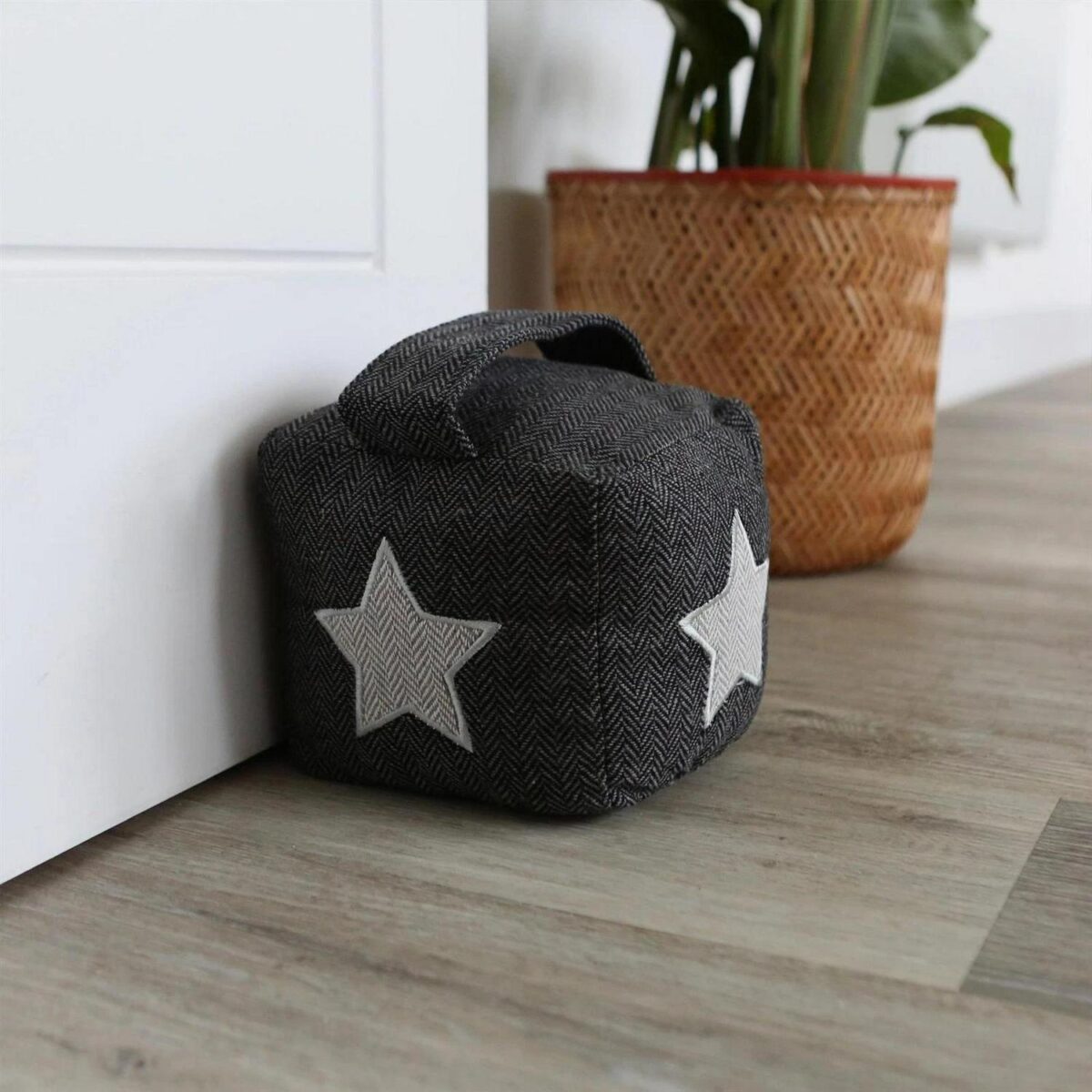 Herringbone Door Stop Country Cottage Decorative Interior Doorstop Stay Star - Image 5