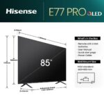 Hisense 85E77NQTUK PRO 85 Inch 4K QLED Freely Smart TV - Image 2