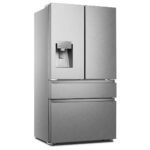 Hisense RF728N4SASE, Multi Door Fridge Freezer with Non Plumbed Water and Ice Dispenser, E Rated in Stainless Steel - Image 3
