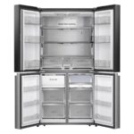 Hisense RQ5X560SFLES, Multi Door Fridge Freezer, E Rated in Stainless Steel - Image 3