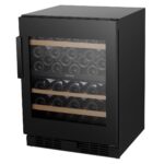 Hisense RW3N122GSLF, 46 Bottle Freestanding, Dual Zone Wine Cooler in Black - Image 5