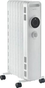 IGENIX IG2615 Portable Oil-Filled Radiator - White - Image 5