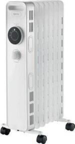 IGENIX IG2615 Portable Oil-Filled Radiator - White