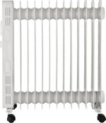 IGENIX IG2625 Portable Oil-Filled Radiator - White - Image 2