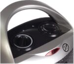 IGENIX IG9030 Portable Hot and Cool Fan Heater - Silver and Black - Image 4