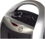 IGENIX IG9030 Portable Hot and Cool Fan Heater - Silver and Black - Image 3