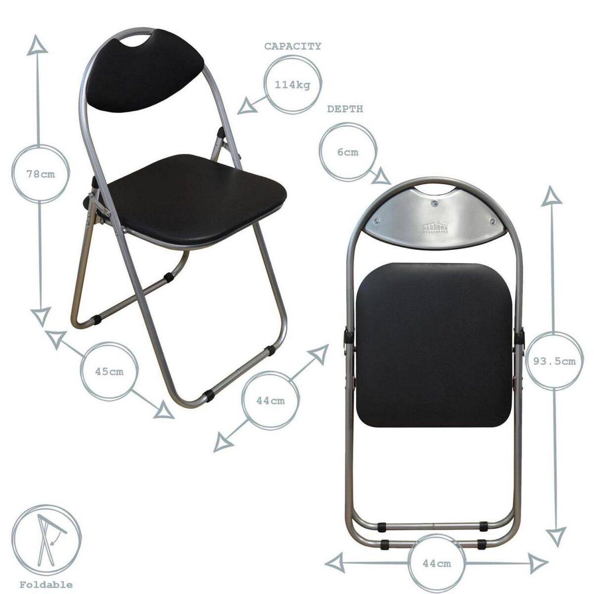 Industrial Office Desk and Chair Set Wooden Home Office PC Laptop Black/White - Image 4