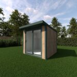 Installed Green Retreats Basebox Garden Room 2.4m x 2.4m - Image 6
