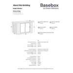 Installed Green Retreats Basebox Garden Room 3.6m x 2.4m - Image 7