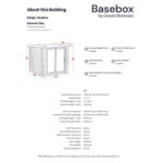 Installed Green Retreats Basebox Garden Room 2.4m x 2.4m - Image 7