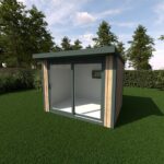 Installed Green Retreats Basebox Garden Room 3m x 2.4m - Image 5