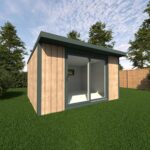 Installed Green Retreats Basebox Garden Room 4.2m x 3.6m - Image 5