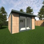 Installed Green Retreats Basebox Garden Room 4.2m x 3m - Image 5