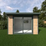 Installed Green Retreats Basebox Garden Room 3.6m x 2.4m - Image 6