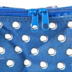 Insulated Lunch Bag Work Picnic Cooler Cool Tote Bag Men Women Blue Polka - Image 4