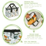 Insulated Lunch Bag Work Picnic Cooler Cool Tote Bag Men Women Posh Pooch - Image 2