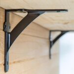 Iron Shelf Bracket Cast Iron Antique Vintage Wall Brackets D150mm Raw - Image 5