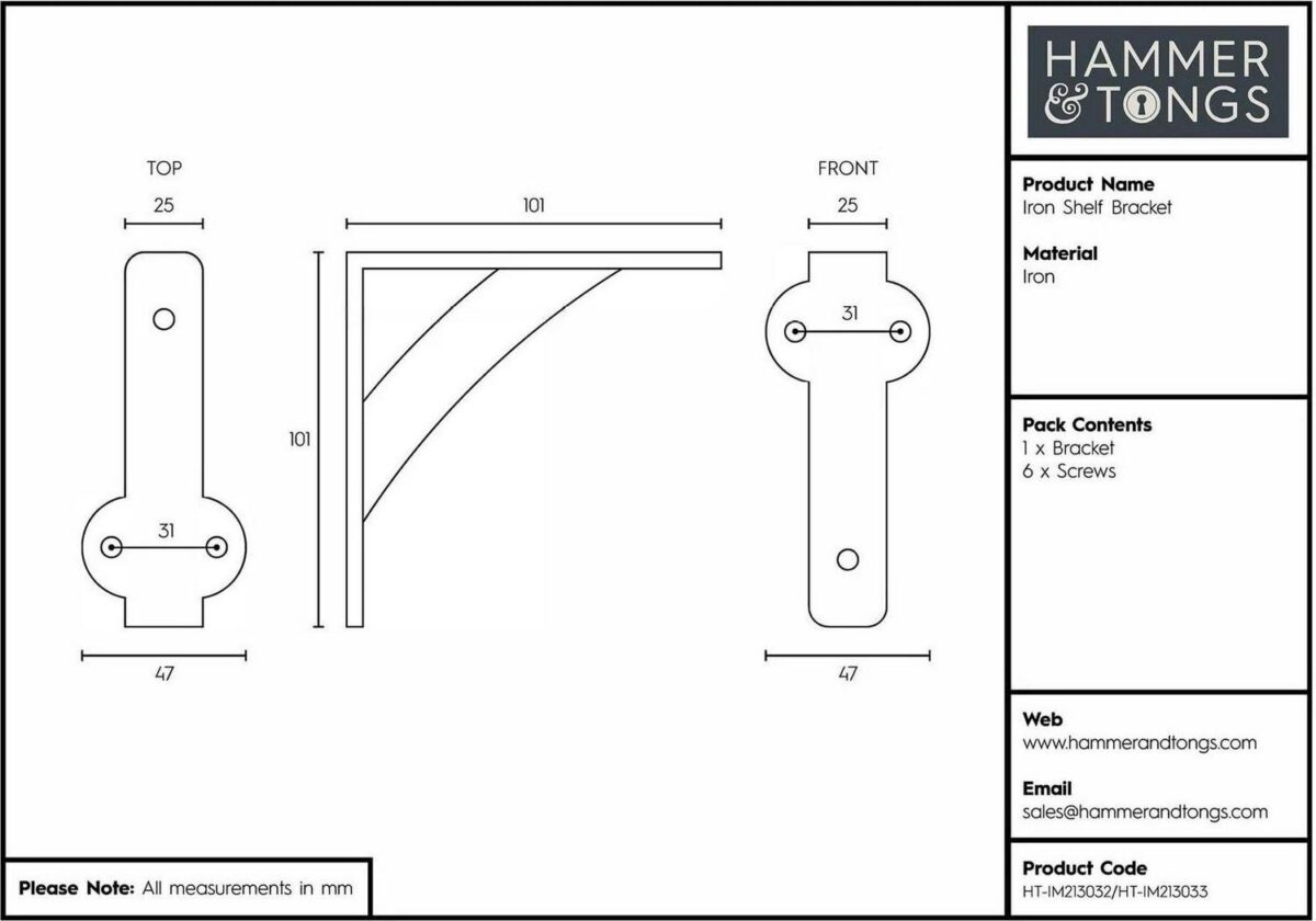 Iron Shelf Bracket C c8867e772619f39355e7a83b337e2a06