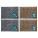 JVL Dirt Defender Door Mat in 2 Colours, 40 x 60 cm - 2 Pack
