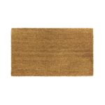 JVL Manor Natural Coir Latex-Backed Door Mat, 40 x 70cm - 2 Pack