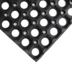 JVL Rondo Contract Rubber Floor Mat, 100 x 50 cm - 5 Pack - Image 4