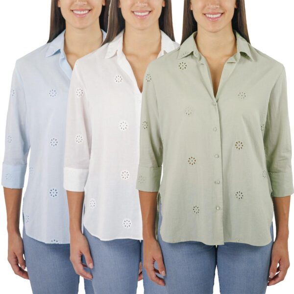 Jachs Ladies Eyelet 4fd7d4629dfa4604b424749ffedc2c59