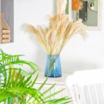 Jebel Recycled Glass Vase Decorative Home Flower Display Holder 3.5 Litre Blue - Image 4