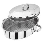 Judge Stainless Steel Oval Roaster and Rack