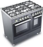 KENWOOD CK406SL 90 cm Dual Fuel Range Cooker - Slate Grey and Chrome - Image 7