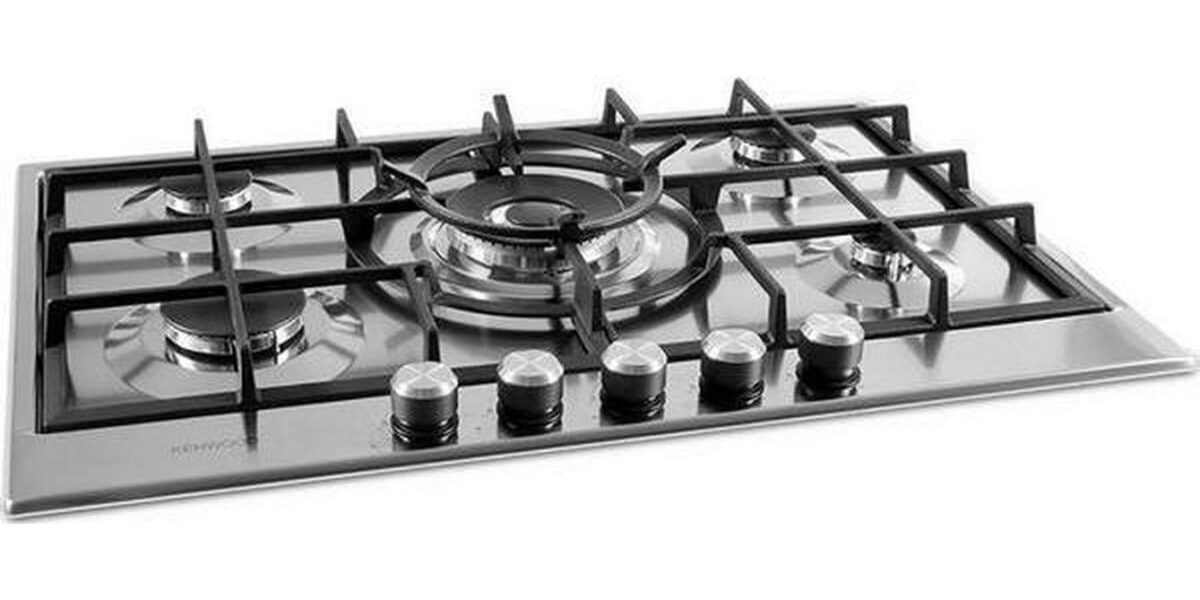 KENWOOD KHG705SS 75 cm Gas Hob - Stainless Steel - Image 9