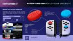 KONTROL FREEK No-Slip Thumb Grips for Switch Joy-Con - Pack of 8 - Image 7