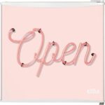 KUHLA KTTF0E6W-1025 Mini Fridge - Pink and White