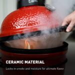 Kamado Joe Junior 13.5 (34cm) Ceramic Charcoal Barbecue Grill + Cover - Image 5