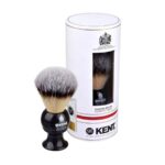 Kent Medium Synthetic Shaving Brush, Black - Image 4