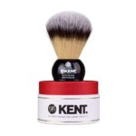 Kent Medium Synthetic Shaving Brush, Black - Image 3