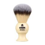 Kent Medium Synthetic Shaving Brush, Ivory White - Image 2